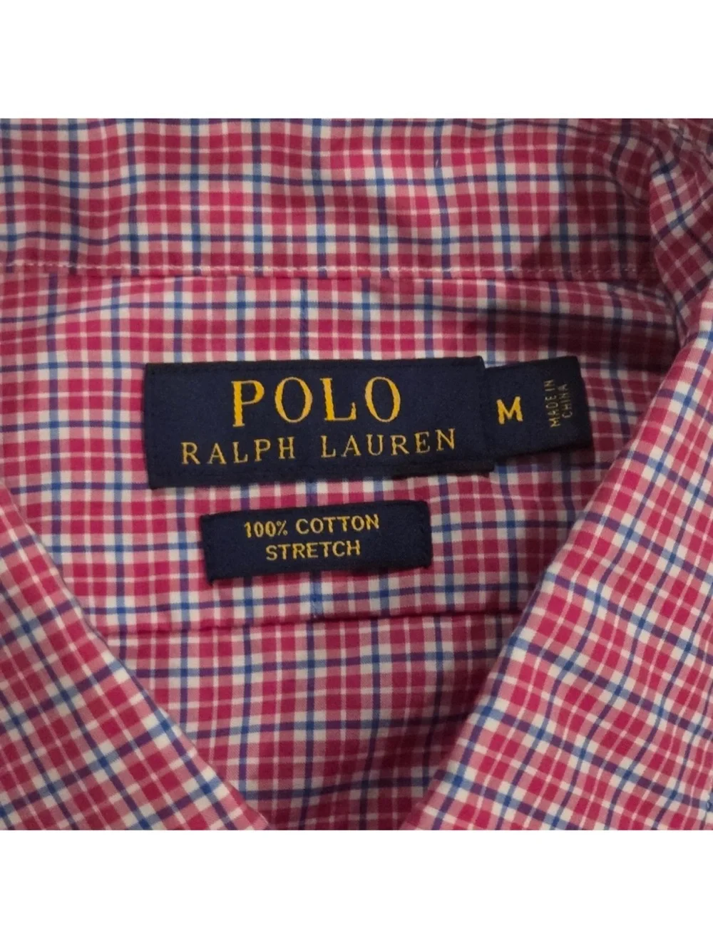 Polo Ralph Lauren 100% Cotton Stretch Button Down M